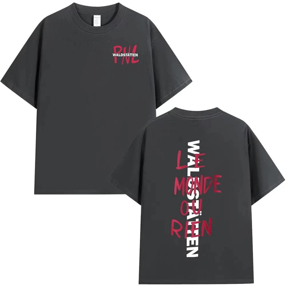 Rapper PNL Que La Famille Le Monde Chico Album TShirt Unisex Hip Hop Fashion Oversized Streetwear Fashion Streetwear TShirt
