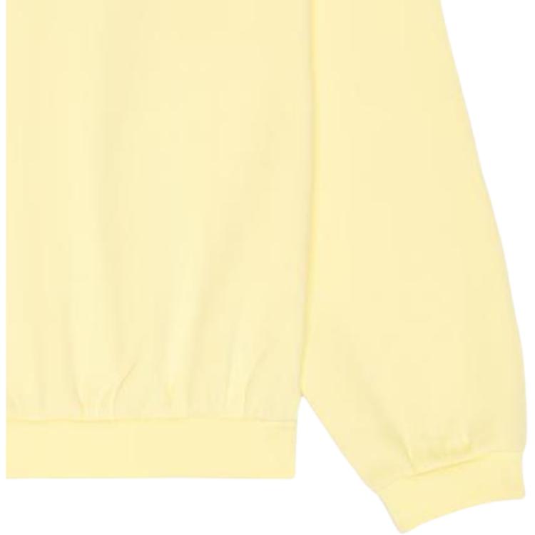 Fear of God Essentials Свитшот с круглым вырезом 90-х Садовый желтый Унисекс Топы 192SP256558F