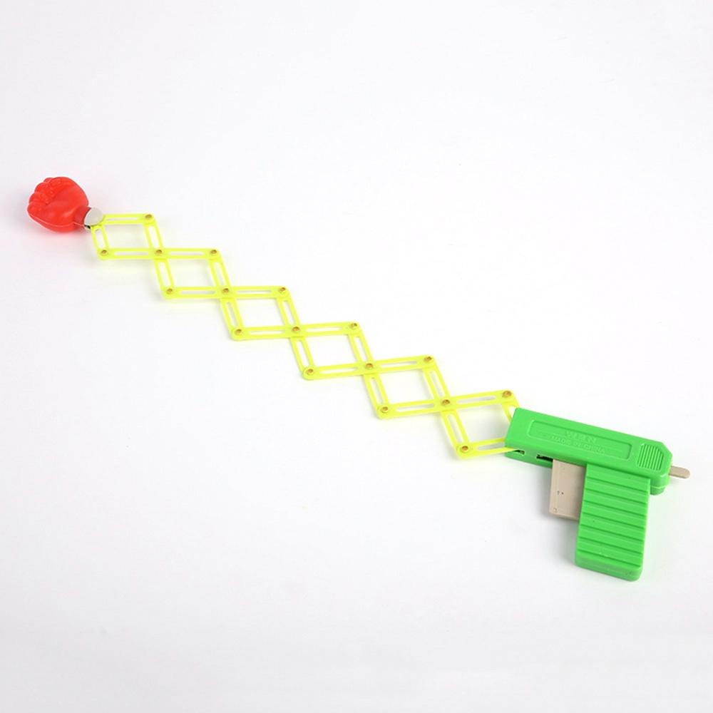 Выдвижной кулак-шутер, игрушечный пистолет, забавные детские игрушки для розыгрышей, детский пластиковый праздничный подарок для развлечения, классический эластичный телескопический кулак