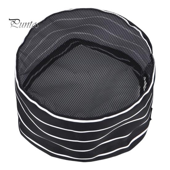 Поварской колпак унисекс для кухни, колпак для ресторана отеля, колпак повара с хорошей воздухопроницаемостью, полый сетчатый верх, рабочая кепка официанта, колпак для повара, мастерская, заводская кепка