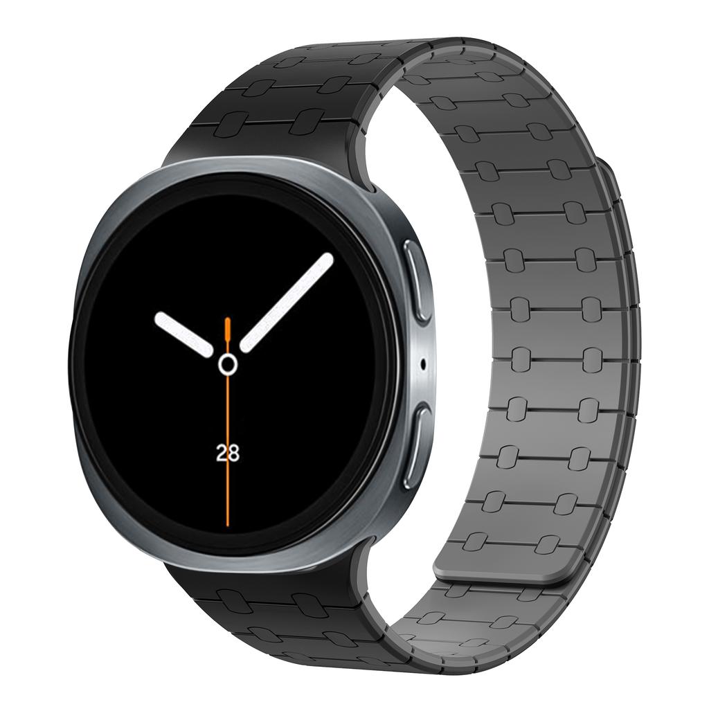 Спортивный силиконовый ремешок для Samsung Galaxy Watch 8 44 мм 40 мм Браслет с магнитной застежкой для Samsung Galaxy Watch 8 Classic 46 мм Ремешок