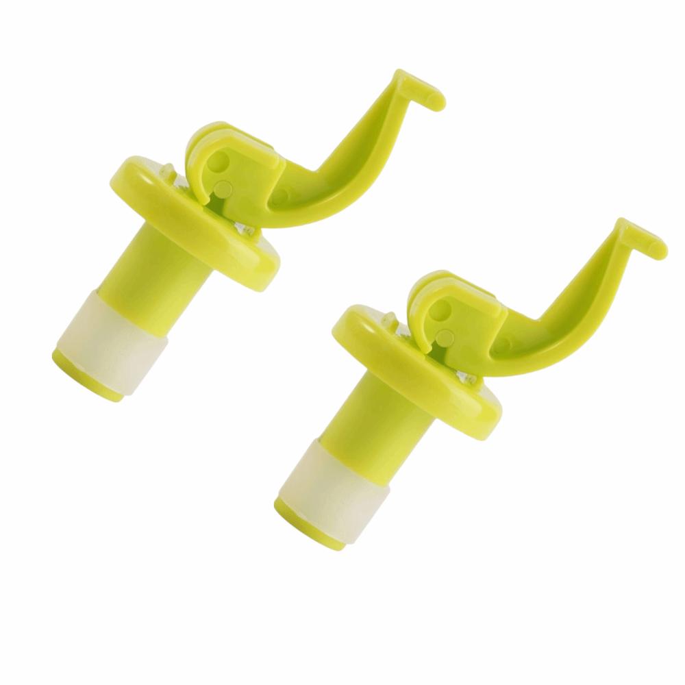 2pcs Silicone Wine Bottle Stopper Air-tight Seal Bottle Vacuum Stopper Beverage Stopper Plug Bar