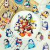 50 Pictures Without Repeating Cute Cute Penguin PET Cartoon Waterproof Stickers Cute Pet Decorative Suitcase Pen