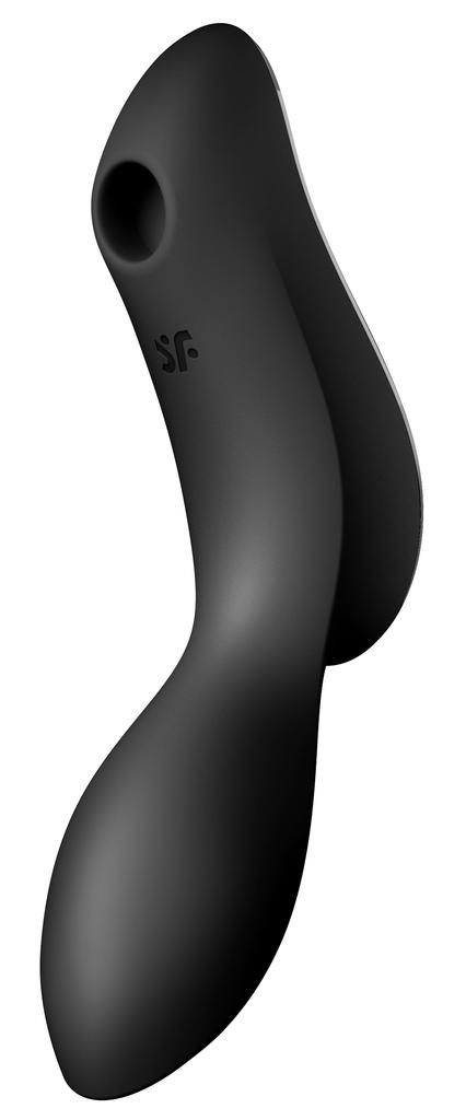 Stimulateur de clitoris Curvy Trinity 2 Satisfyer Noir - Satisfyer - Stimulateurs à Aspiration