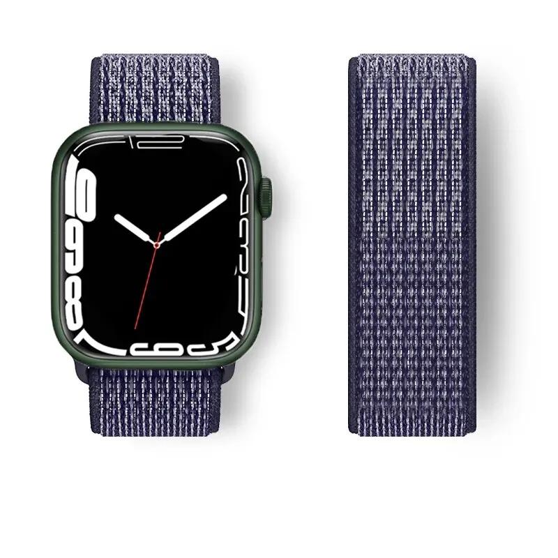 Nylon loop For Watch Band Ultra-2 49mm 44mm 40mm 45mm 41mm Sport pride Bracelet iwatch Strap Series 9 8 se 7 6 5 4 3