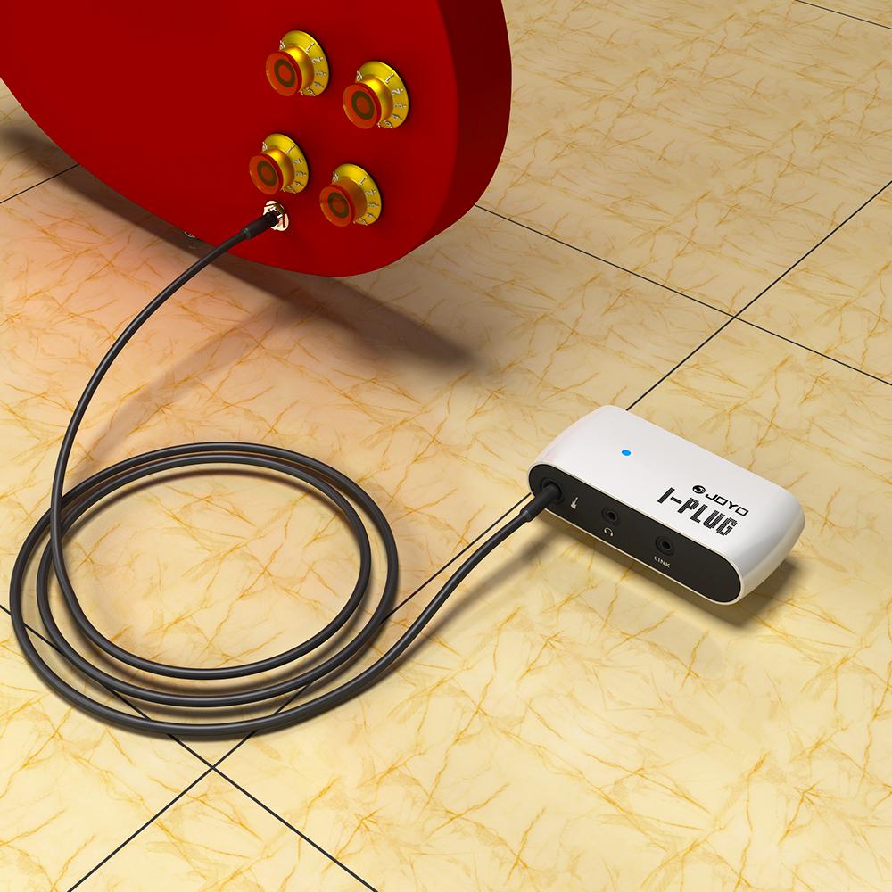JOYO I-PLUG Гитарный усилитель Овердрайв Эффект Усилитель для наушников для телефонов IOS/Android/Windows с ручками Drive/Tone/Volume