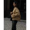 Women Sequins Coat O Neck Long Sleeves Female Loose Jacket Gold Silver Wild Shiny Short Woman Cardigan Coat Streetwear
