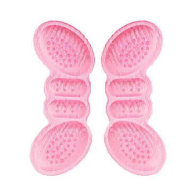Подкладка для пятки, мягкая, утолщенная, нескользящая, защитная подушечка для стопы, одна пара, розовая