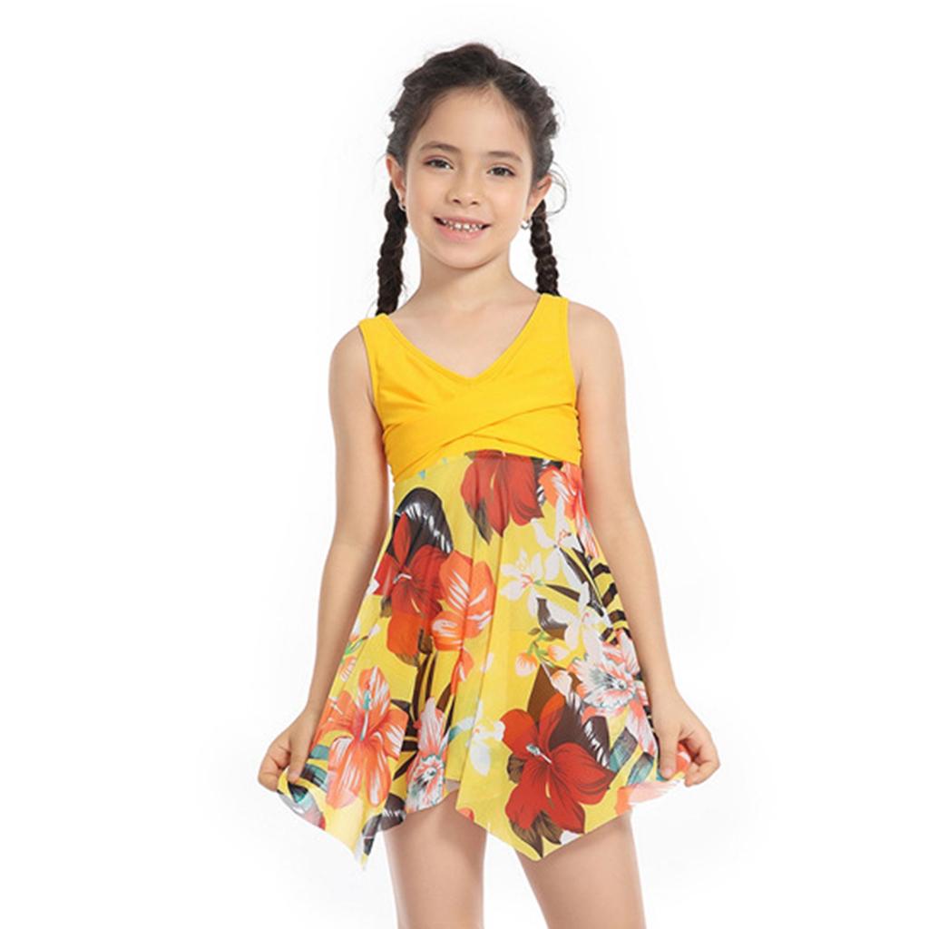 Детский раздельный купальник с высокой талией Раздельный купальник