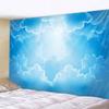 Blue Sky White Cloud Tapestry Wall Hanging Sunset Dusk Sunset Tapestry Background Cloth Bohemian Room Aesthetics Home Decoration