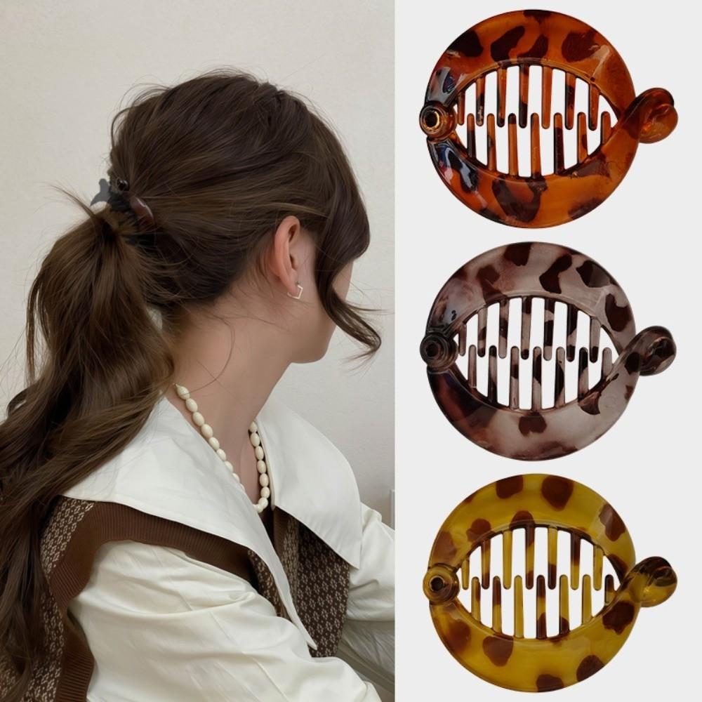 Круглый зажим-банан в форме рыбы, новые крабовые зажимы, для девочек