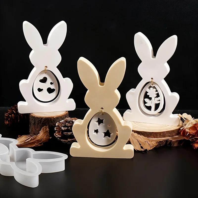 A Top Quality 3D Easter Silicone Molds | Bunny, Egg, Mushroom Shapes for Resin and Plaster Casting | for create Hanging Decor