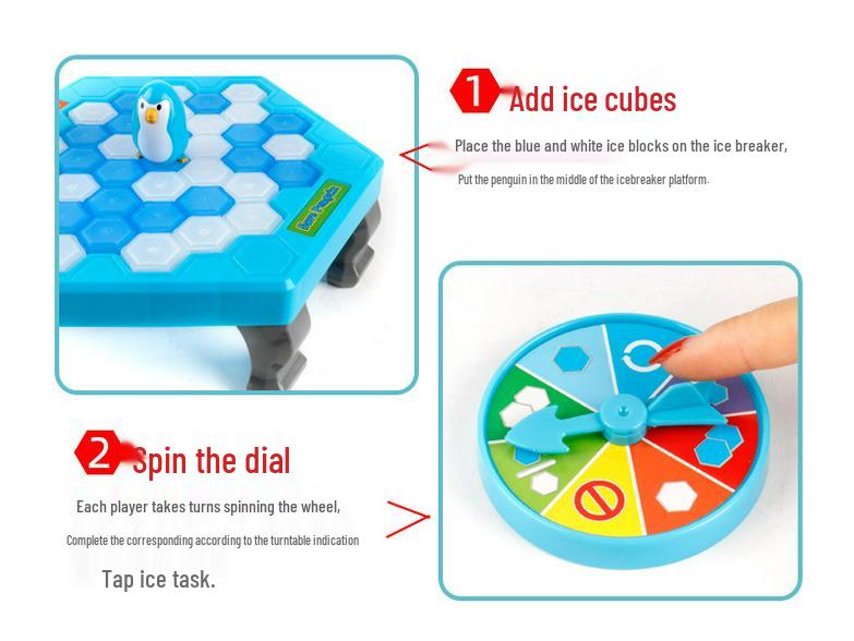 Penguin Rescue Game: Interactive Parent-Child Educational Ice Breaker Toy