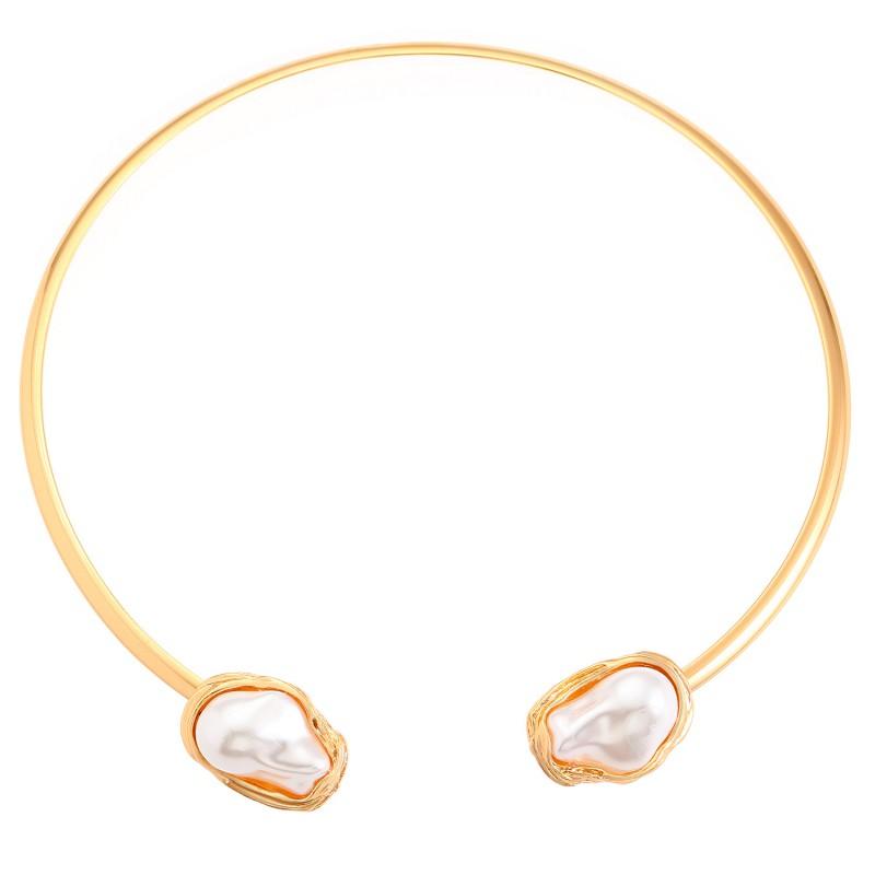 Baroque Irregular Pearl Jewelry Set Women - Necklace Earrings Ring Bracelet Choker