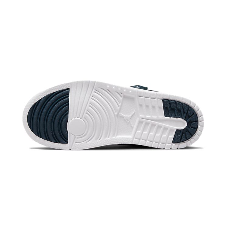 Детские кроссовки Air Jordan 1 Mid PS Armory Navy Blue Black White AR6351-411