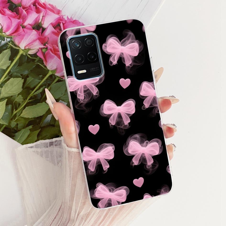 Чехол для Realme 8 5G RMX3241 Популярная бабочка Мягкий силикон Прозрачный ТПУ Чехол для Realme Narzo 30 5G Funda Realme8 8s 5G V13 Capa