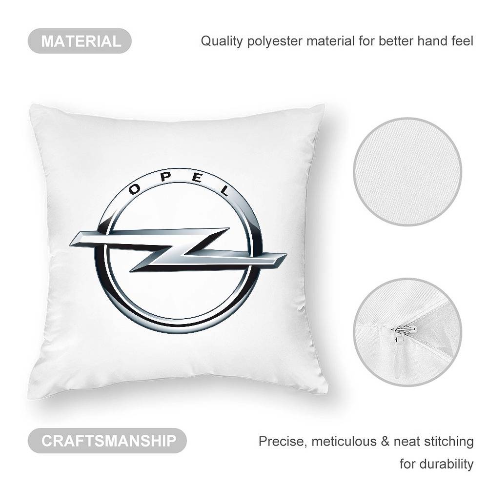 bnteg6 O-OpelsS Car Logo Pillow Case Plush Fabric Soft Pillowcase Double Sided Print Cushion Cover Household Gifts