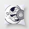 Home Bedroom Living Room Sofa Cushion Cover Decoration Sun Moon Mandala Series Pattern Printing Pillowcase