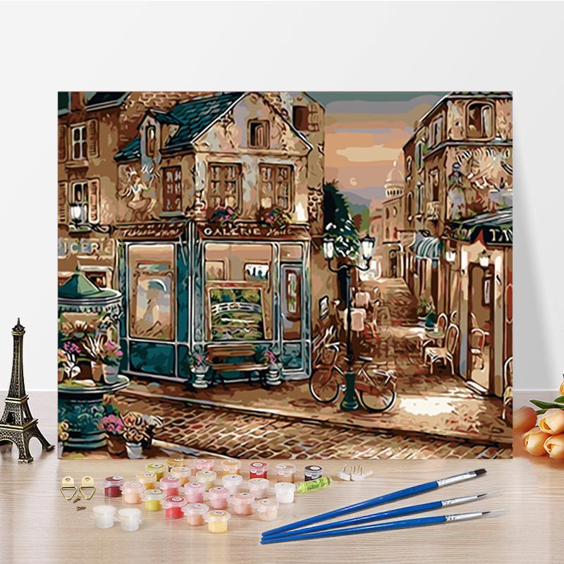 DIY Живопись по номерам Ремесла Хобби Живопись по номерам Искусство Украшения дома Цифровая живопись маслом