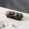 Translucent Dessert Serving Platter Waterproof Fruit Storage Tray Dried Fruit Plate  Bedroom