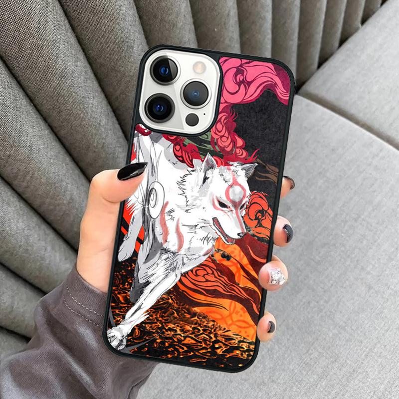 Японский стиль Чехол для телефона с лисой Для iPhone 17 Air 16 16e 15 13 14 Pro Max 11 12 Plus 2022 MAX Защитная крышка coque