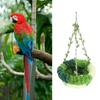 Bird Cage Hammock Parrot Hammock Bed Comfortable Soft Coral Fleece Hanging Bird Sleeping Nest for Cage Green Parrot Hammock Bed