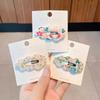 Creative Cartoon Cute Sweet Colorful Hairpin For Women Girls  Kawaii Bangs Hair Clip Side Clip Headwear Hair Accessories