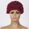 MERISIHAIR Синтетические короткие волосы, афро-кудрявые, пышные парики с челкой для черных африканских женщин, блондинок, бесклеевые парики для косплея
