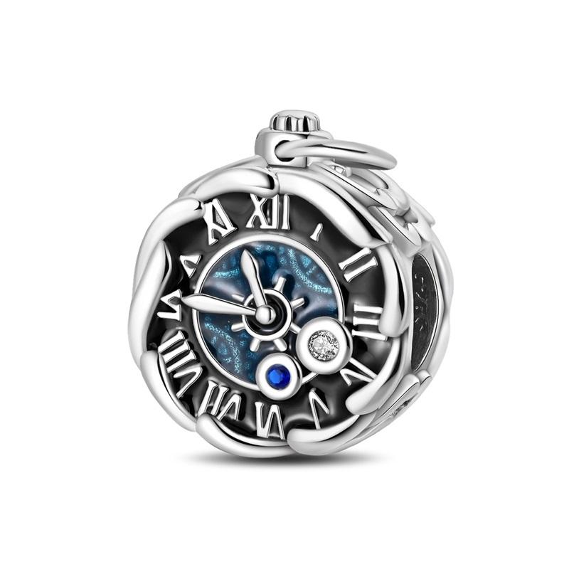 925 Silver Cute Panda Penguin Charm Snake Bracelet Necklace Black Pendant Gift for Women Girls