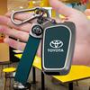 2026 Hot For Toyota Hub Caps New Zinc Alloy Leather Car Key Case Cover For Toyota Auris Corolla Reiz Avensis Verso Yaris Aygo Ra