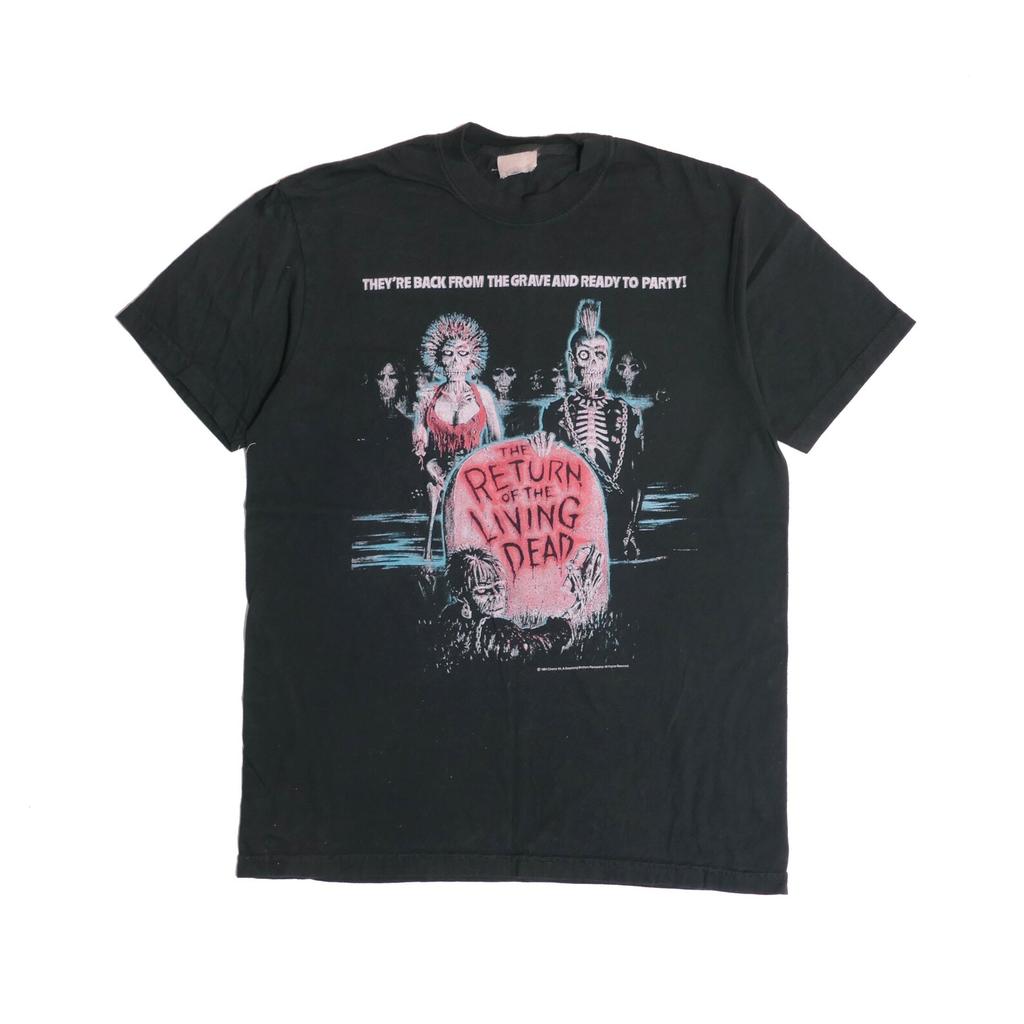 The Return of the Living Dead Movie Tee 1985 American comedy horror film by Dan O'Bannon Horror Scary Punk Rock Walking Zombies - Medium