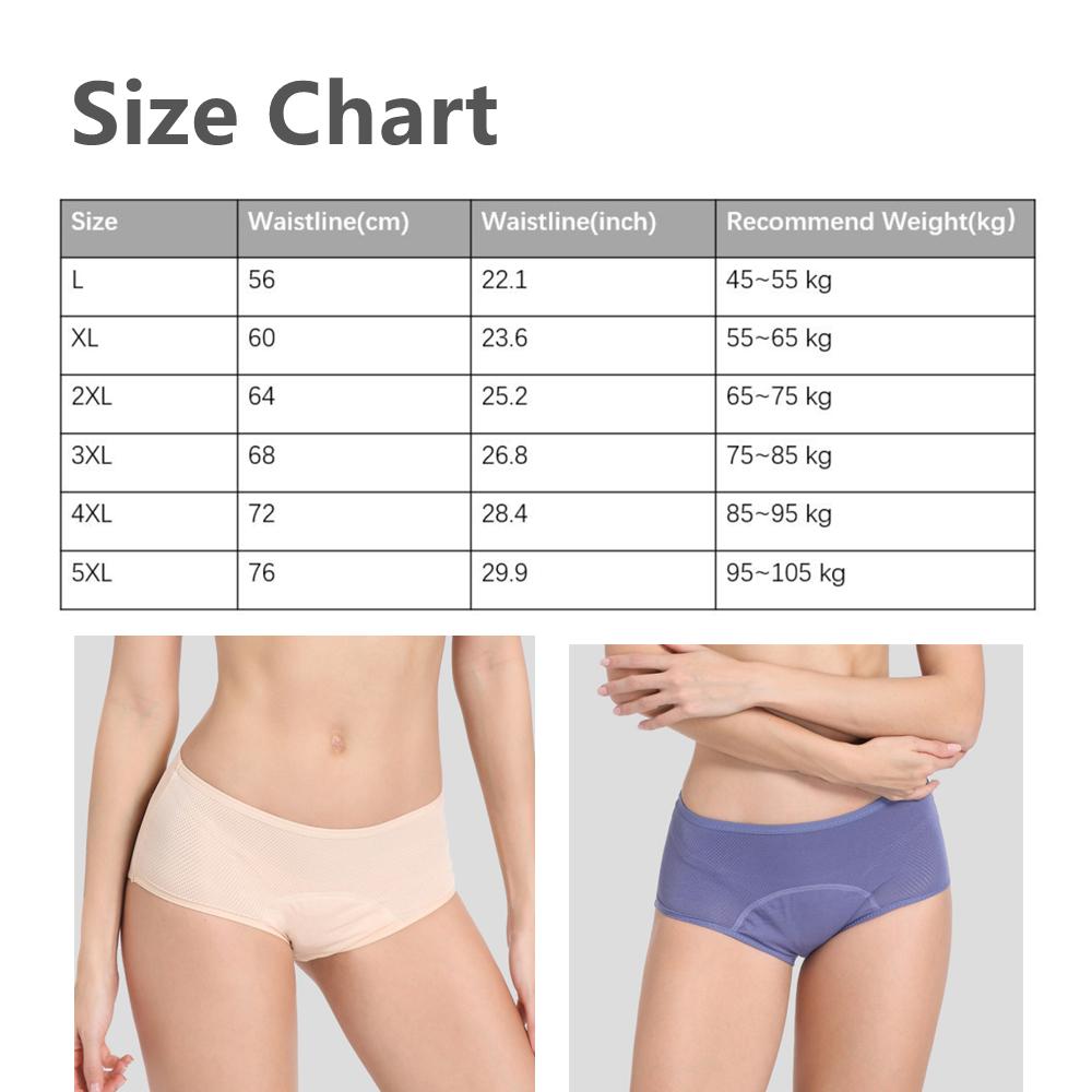 Menstrual Period Panties Women Sexy Pants Leak Proof Incontinence Underwear Period Proof Briefs High Waist Female Dropshipping