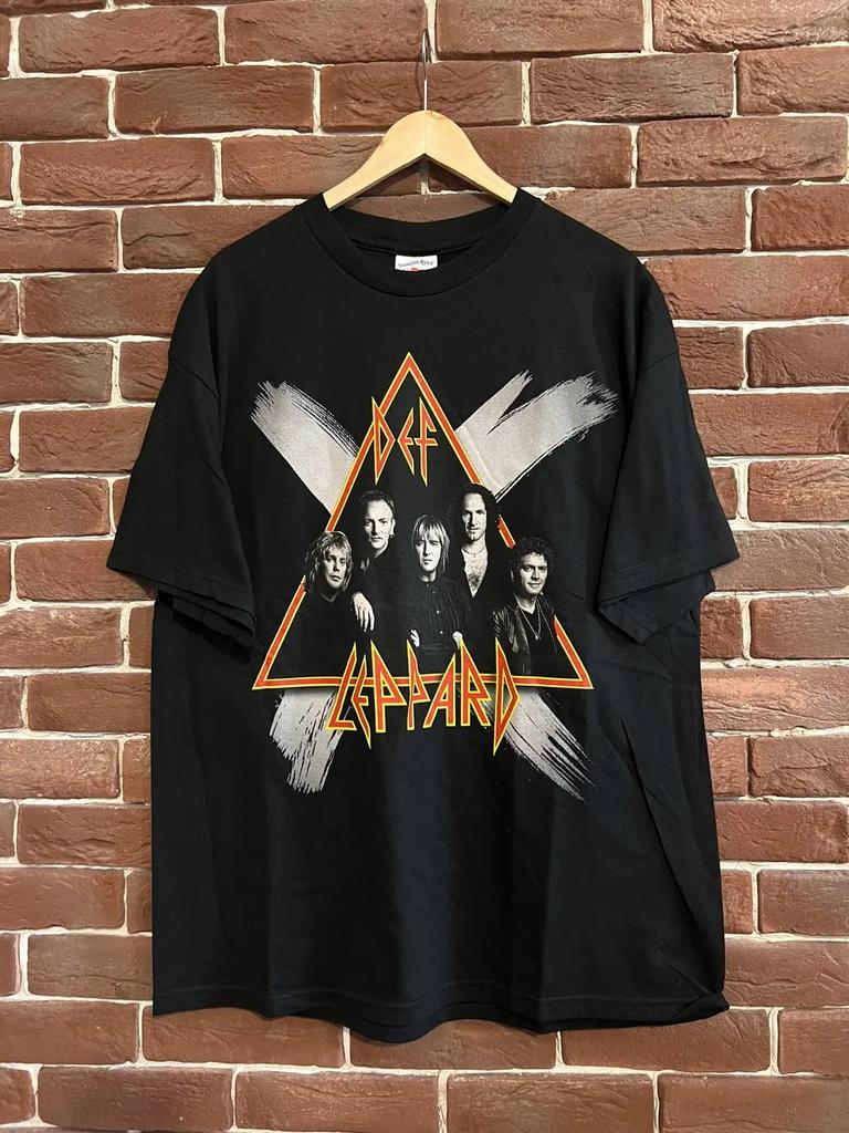 Винтажная футболка Def Leppard 00-х Y2K Тур Рок Метал Группа Хайп Унисекс Футболка