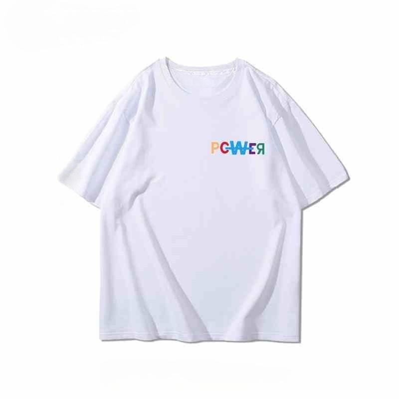 GD Surrounding The Same Short-sleeved T-shirt Boys and Girls Students Teenagers Summer Pure Cotton Loose Casual T-shirt