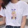 Cotton T Shirt  Anime Sailor Graphic Moon Printed Women Clothes Fashion Goth Clothing Short Sleeve Oversized Unisex Women T-Shirt Unisex