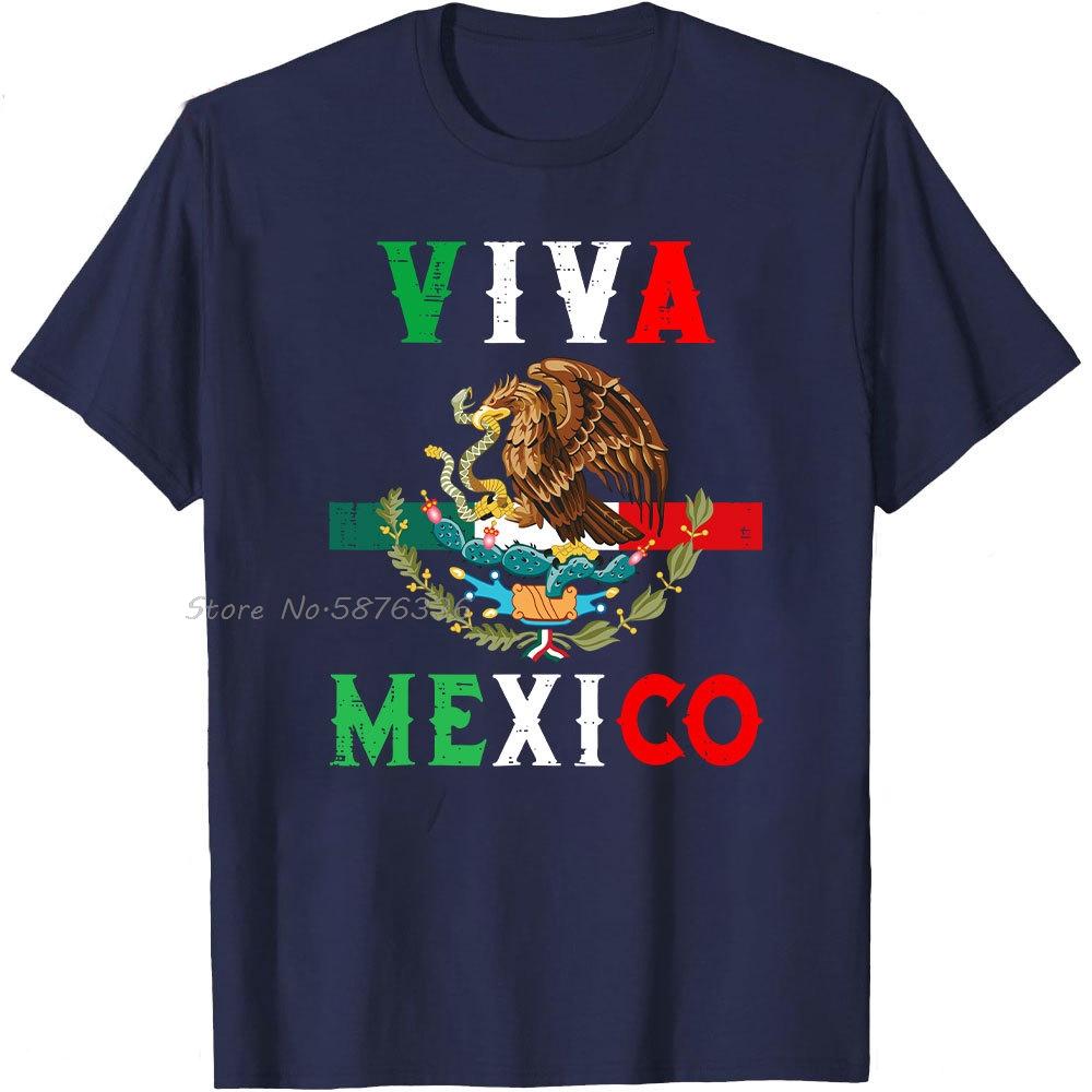 Графическая футболка к Дню независимости Мексики Орел Мексики Viva Mexico Графическая футболка Топы с круглым вырезом Футболки Унисекс Оверсайз Футболка