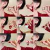 Акола красные геометрические серьги женские Новогодние праздничные нишевый темперамент взрывные серьги осенне-зимние серьги оптом