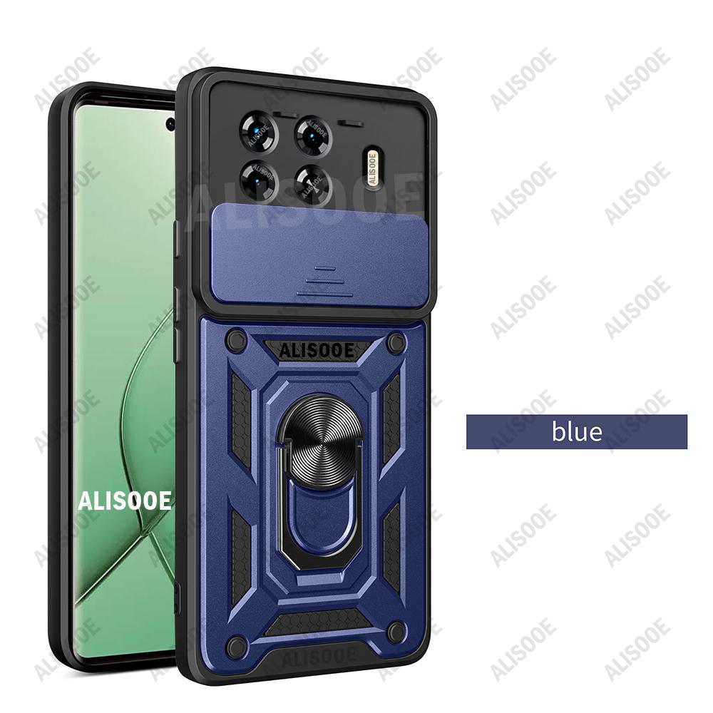 Armor Funda для Tecno Spark 20C 20 Pro Plus 10 10C 4G Case Slide Camera Protection Ring Stand Cover для Tecno Spark 20 Pro+ Capa