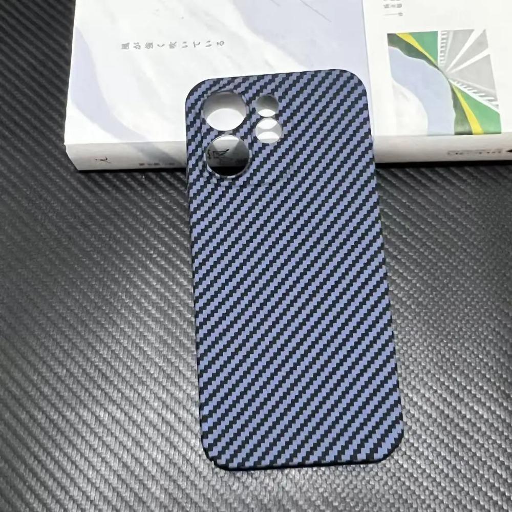 Ультратонкий чехол для телефона с матовым рисунком из углеродного волокна для OPPO Reno 15 15 Pro, Бизнес-чехол из жесткого ПК, Устойчивый к отпечаткам пальцев, Бампер