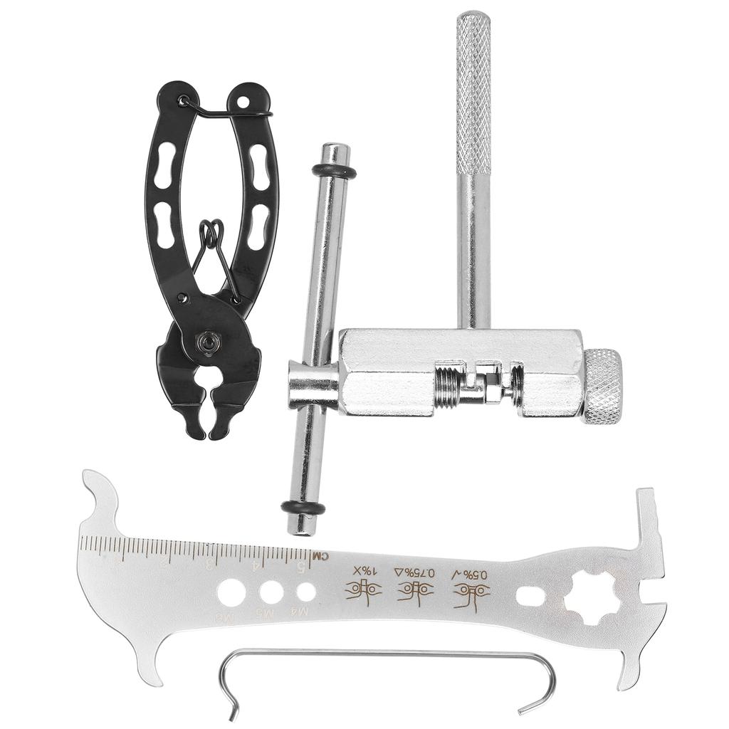 Инструмент для снятия и установки велосипедной цепи, кусачки, шаблон для проверки износа, набор инструментов для ремонта, быстросъемный для горного и шоссейного велосипеда