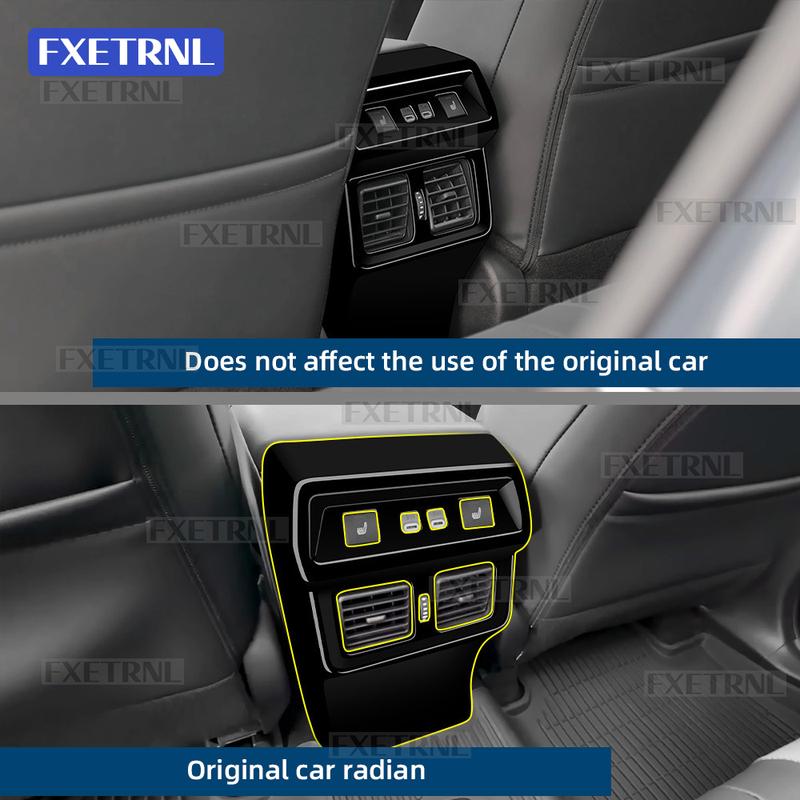 Accessories For Toyota RAV4 2026-2027 ABSCar Rear AC Air Vent Outlet Frame Decoration Cover Trim Sticker Overlay Car Interior