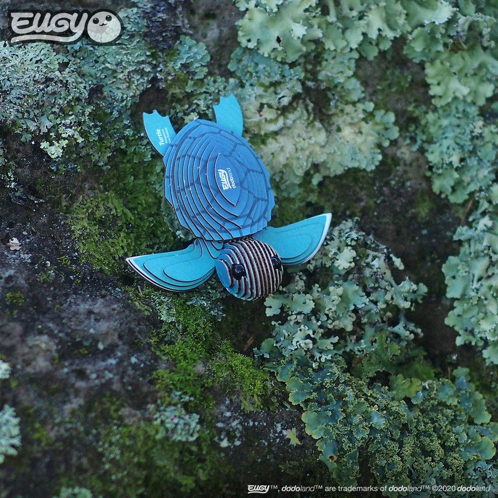 EUGY Turtle Paper 3D Puzzle An Educational Toy That Is Perfect As a Gift for Elementary School and Adults - Boys, Girls, Alike.