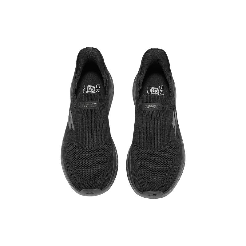 Skechers Go Walk Сейчас Однотонные Удобные Упругие Нескользящие Прочные Низкие Ходячие Кроссовки Мужские кроссовки 216877-BBK