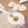 Baozi Maker Пластиковая форма для пельменей Baozi, пищевой инструмент для приготовления булочек, антипригарный пресс для фаршированных булочек на пару, форма для выпечки пирогов своими руками для китайских баоцзы