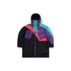 Li Ning Color Block Brand Logo Zipper Down Jacket Men Outerwear Multicolor AYMQ159-1