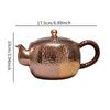 Медный чайник с ручкой, заварник для чая, чайник для приготовления чая, чайник для плиты, чайная посуда для дома, кухни, пикника на открытом воздухе, подарок для любителей чая