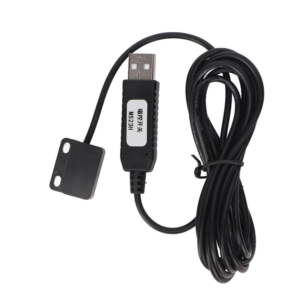 USB Magnetic Sensor Switch Customizable Black ABS Widely Compatible USB Keyboard Switch Cable for Printer Monitoring