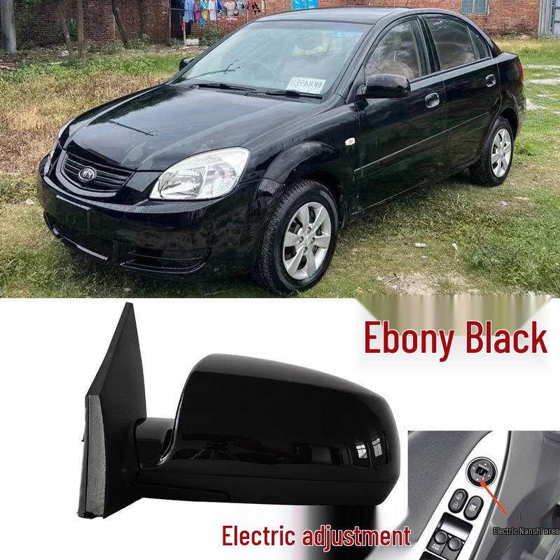 Kia Rio RIO Rearview Mirror Assembly - Includes 2-Year Warranty. Compatible with Other Reverse Mirrors.