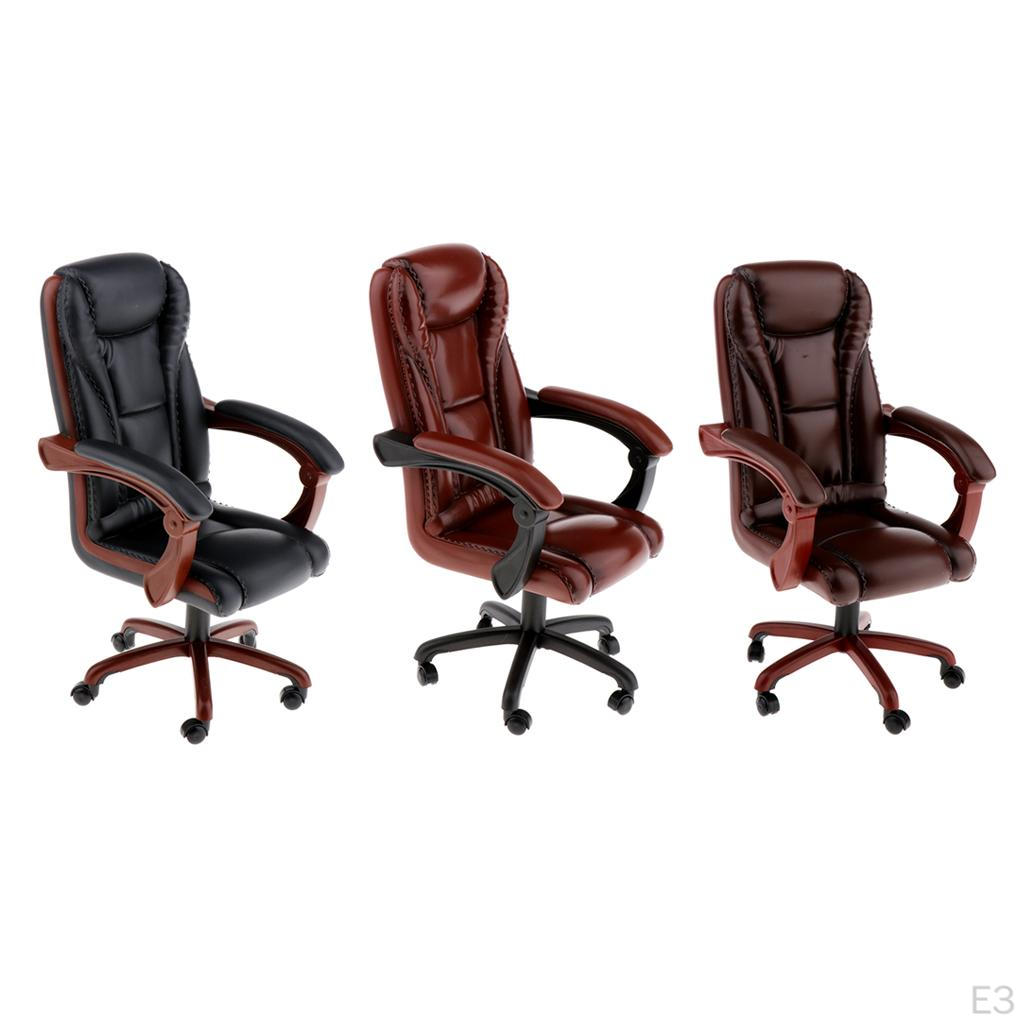 Вращающийся офисный стул в масштабе 1/6, игровые наборы, аксессуары для фигурок, кукол BJD