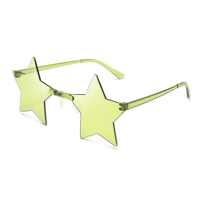 Creative Goggles Fashion Party Sunglasses Unisex Men Star Glasses Candy Color Shades Personality Women Rimless